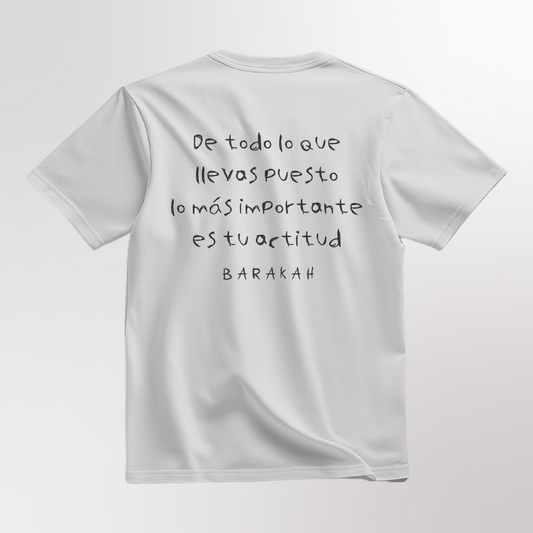 T-SHIRT REGULAR FIT - ACTITUD WHITE