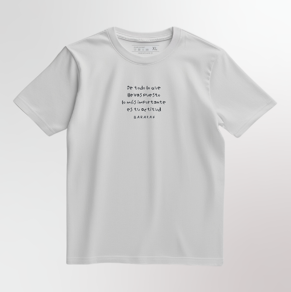 T-SHIRT REGULAR FIT - ACTITUD WHITE
